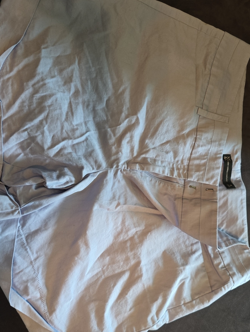 New York & Company Light Blue Bermuda Shorts